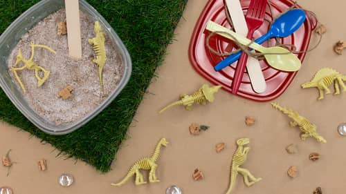 Large Wooden Tray Ottoman Tray Loose Part Game Sensory Bin Montessori Tray  Toys Outdoor Games Sensory Kit Imaginative Play Kit Dinosaurs Toy 