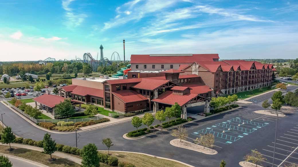 Exterior of Great Wolf Lodge Mason Ohio