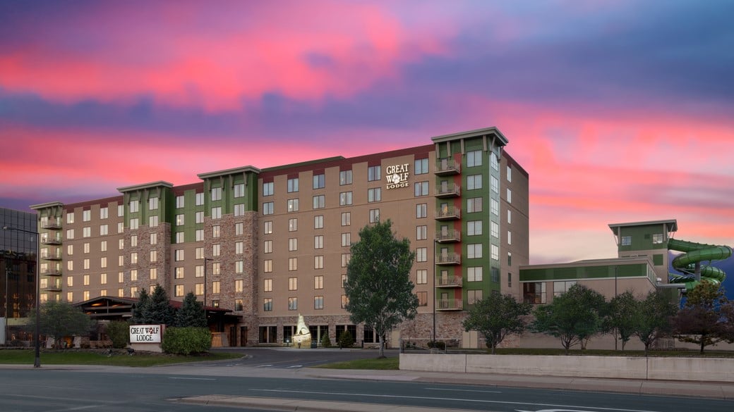 Exterior of Great Wolf Lodge Bloomington Minneapolis Minnesota