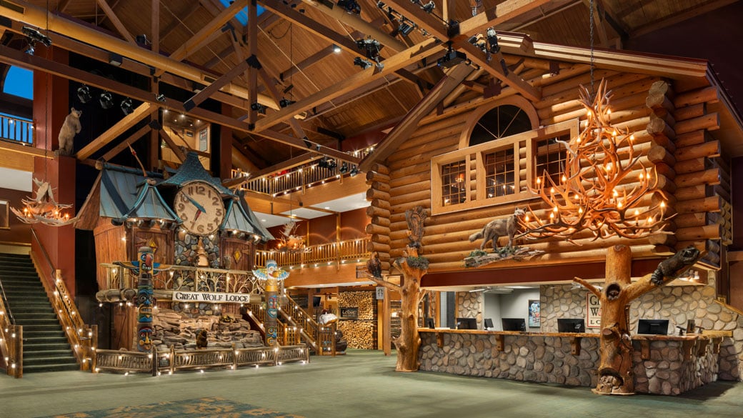 Lobby Great Wolf Lodge Wisconsin Dells