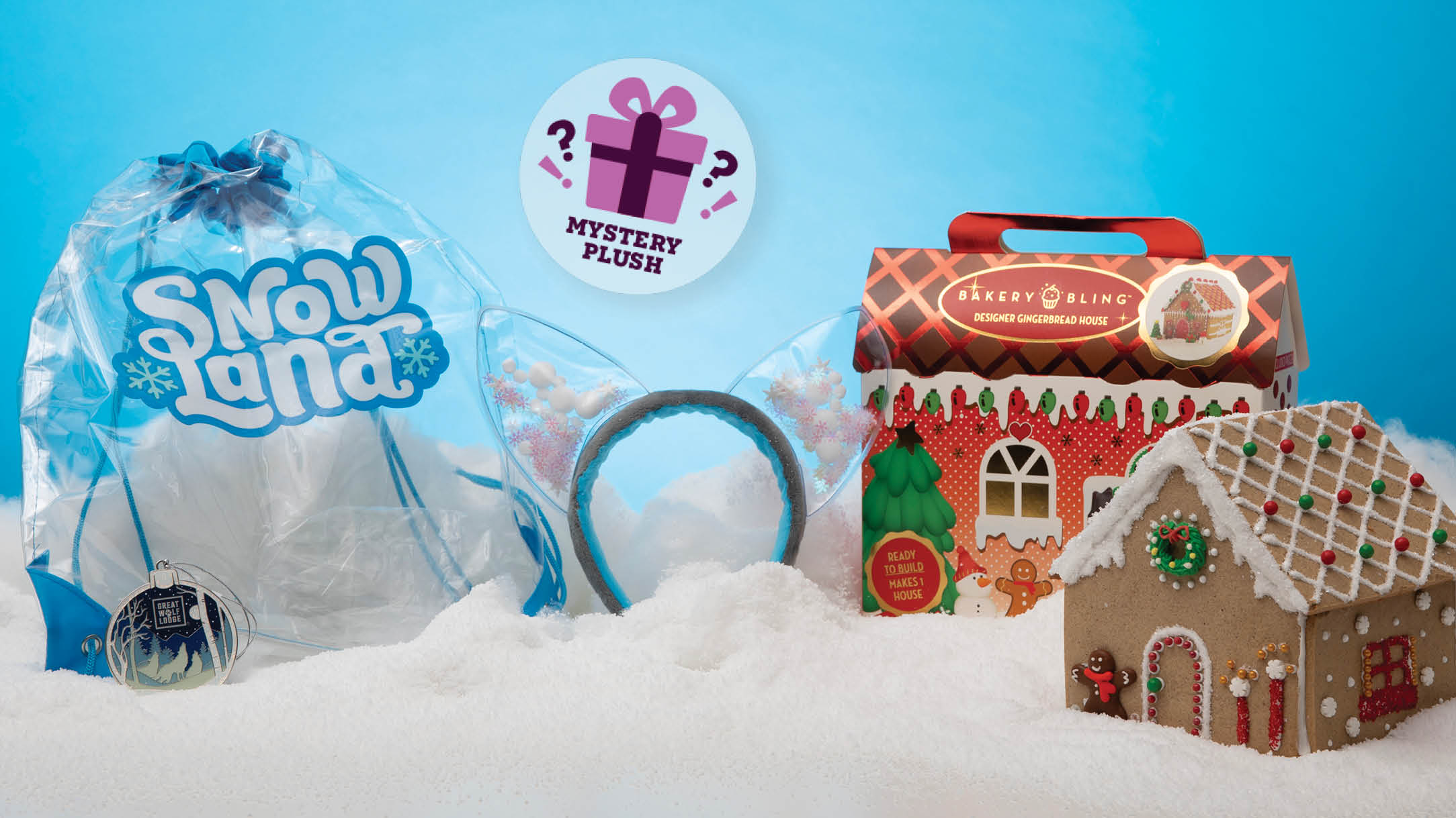 An assortment of offerings from the Snowland individual package.