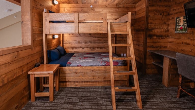 Bunk Beds in Woodland Loft Suite