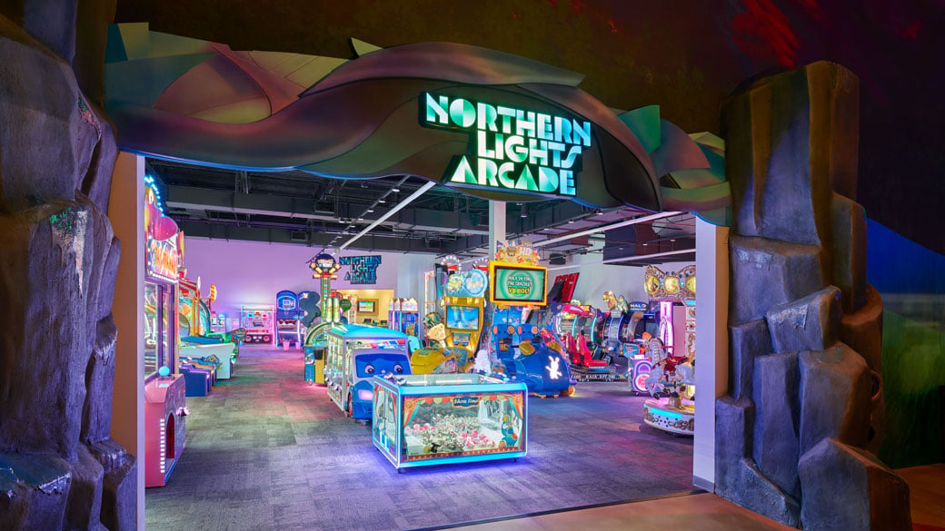 Entrance to Northern Lights Arcade