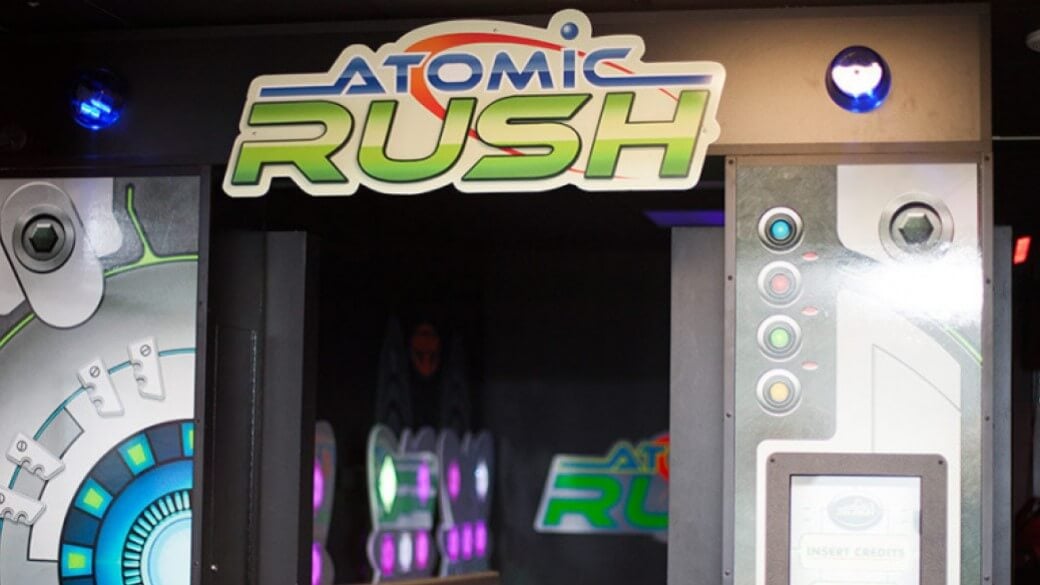 Entrance of atomic rush