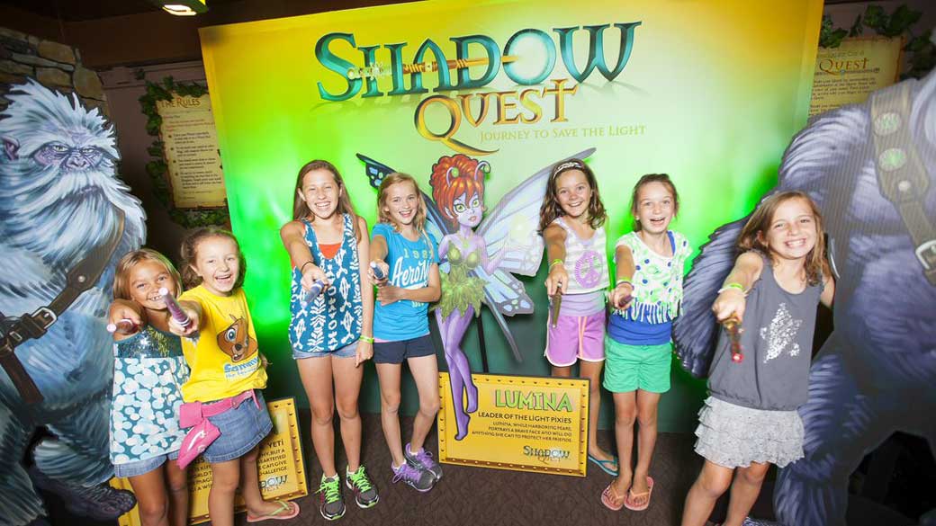 Children playing ShadowQuest