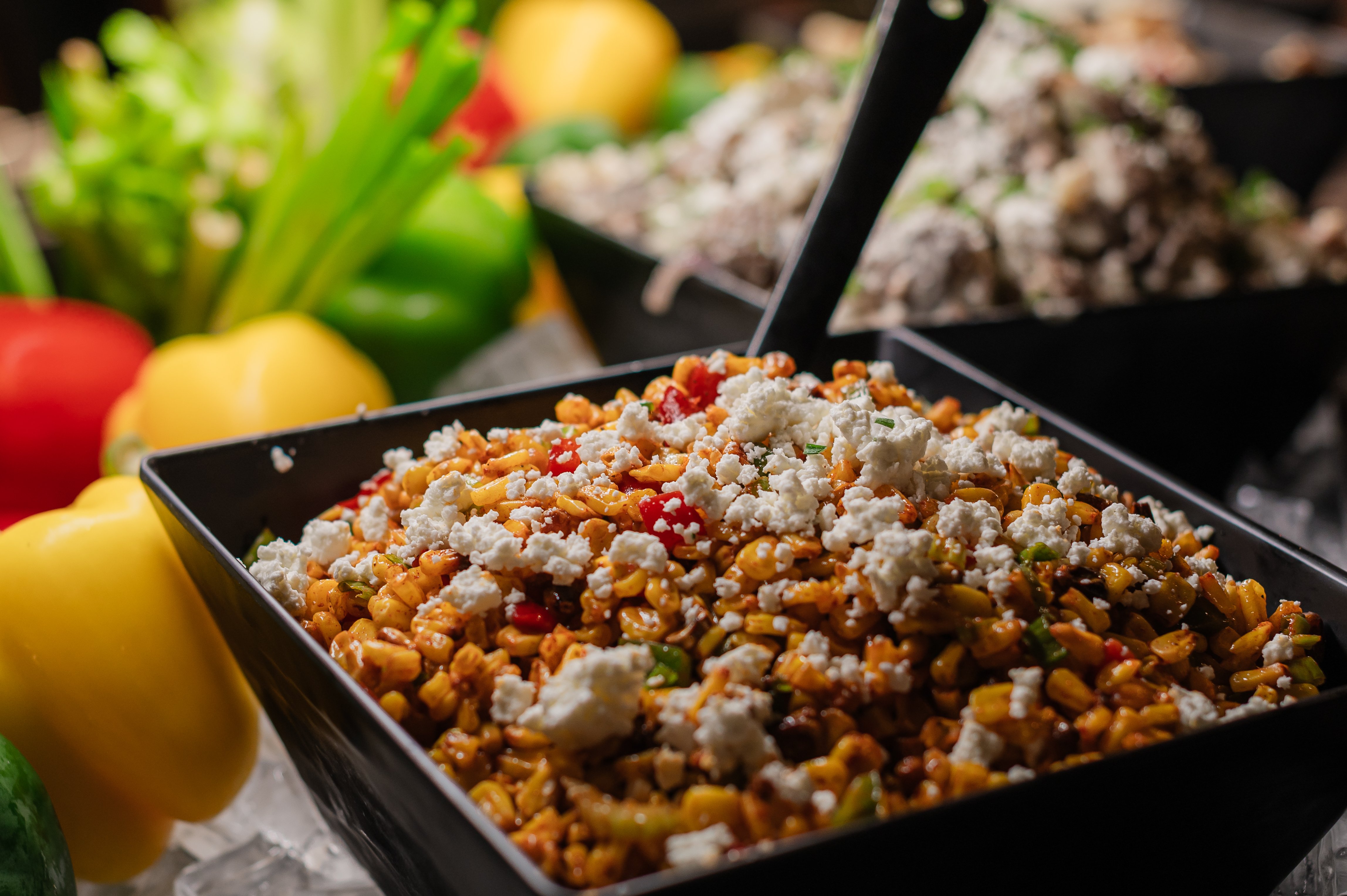 cheese and corn salad