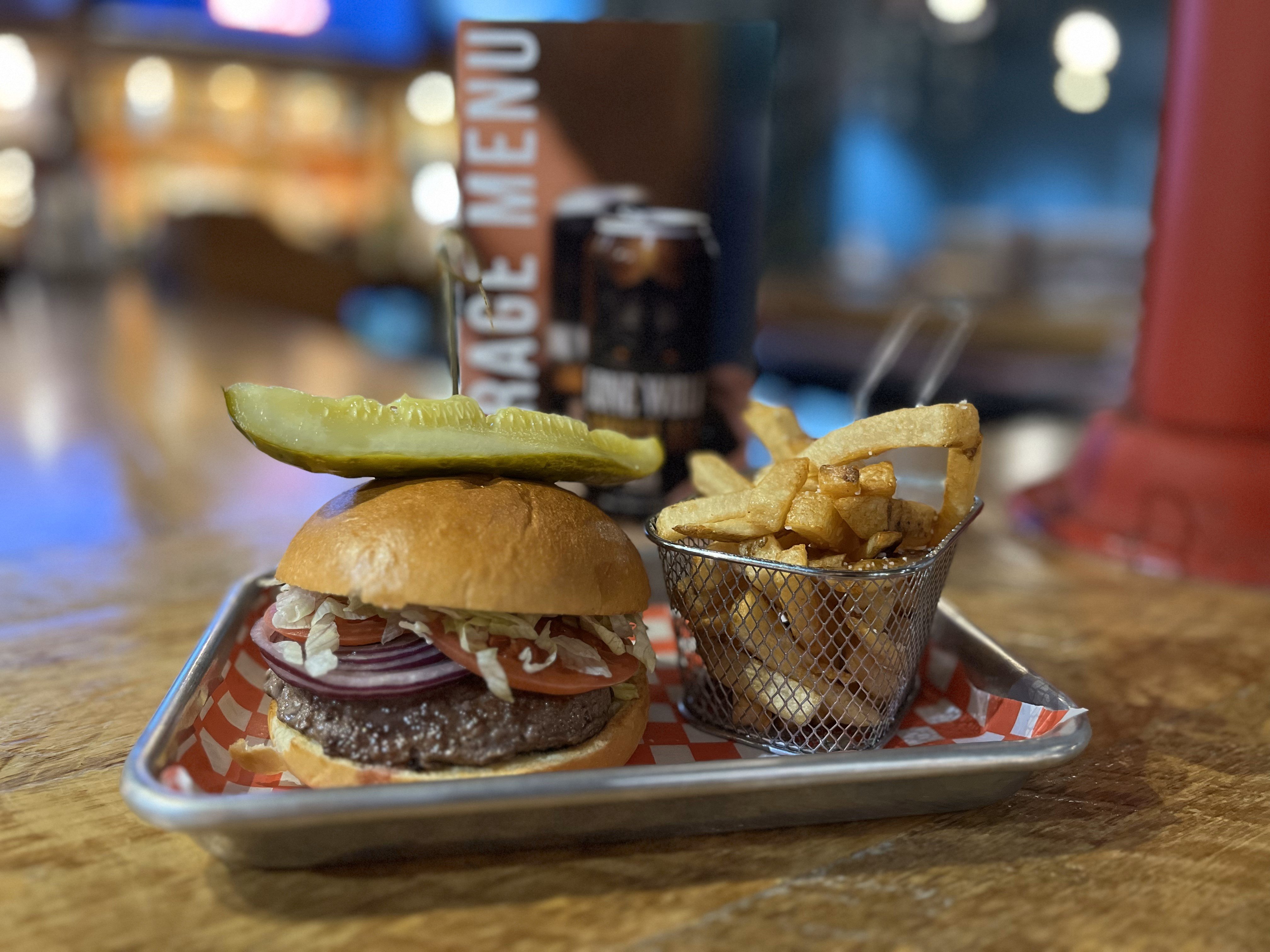 Burger and Fries