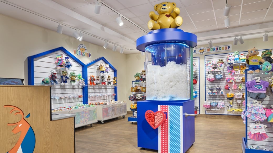 Inside View of Build A bear Store at Great Wolf Lodge at Naples