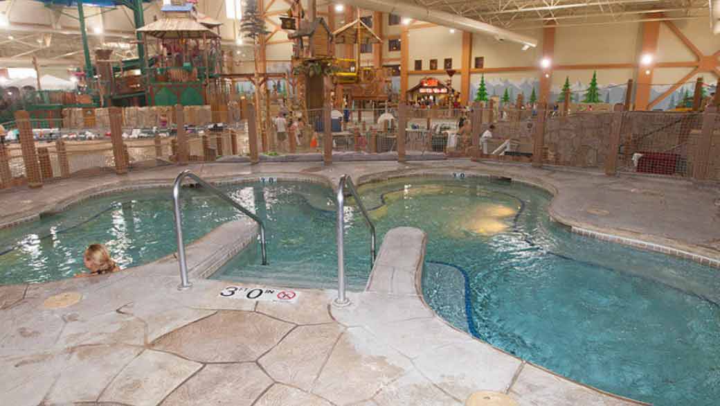 indoor adult hot pool area