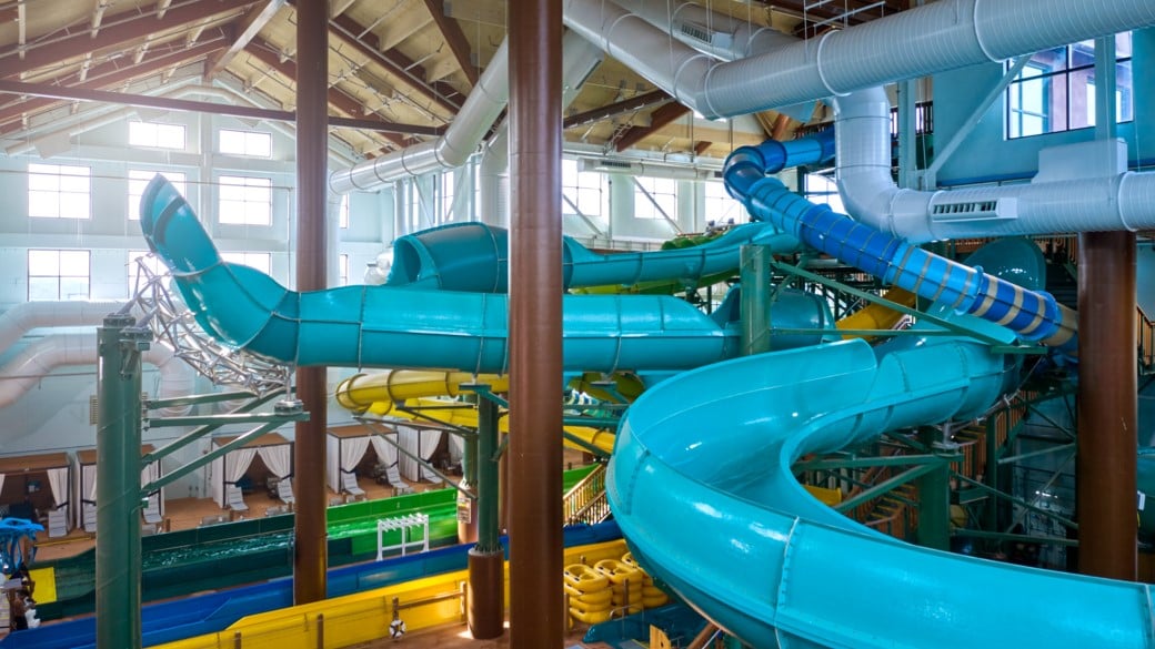 Aerial view of slidewinder