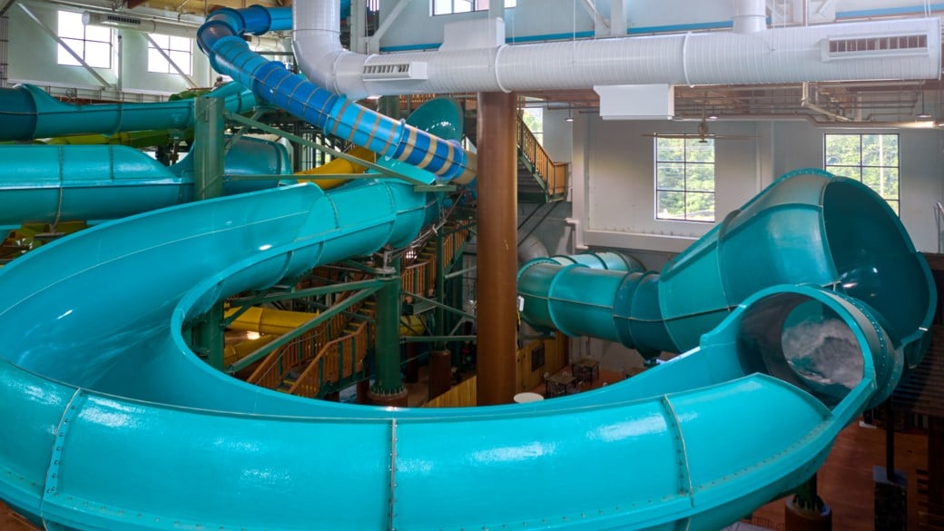 View of slide at slidewinder