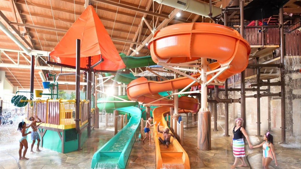 Totem Towers Kids' Water Slide | Concord Resort | Great Wolf Lodge